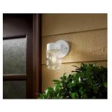 HomeDecor 1-Light White Wall Sconce