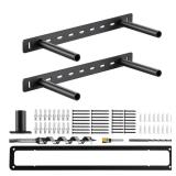 VEVOR Black Floating Shelf Brackets 16x6.2x1.5in