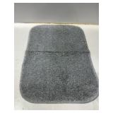 Gray Plush Bath Mat