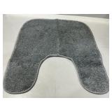 Home Essentials Grey Toilet Contour Rug