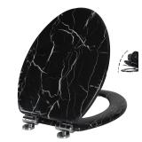 Angel Shield Elongated Toilet Seat