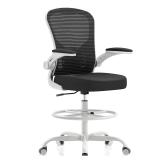 Synorla Drafting Chair Gray Black