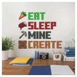 RoomMates Minecraft Wall Decal