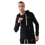 True Religion Mens Small Zip Hoodie