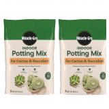 Miracle-Gro Cactus Potting Mix 8qt 2PK