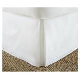 IENJOY HOME Queen White Bed Skirt