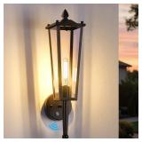 Osimir 2pk Black Outdoor Wall Light 20