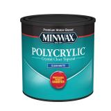 Minwax Polycrylic Clear Matte Finish 12 Pint