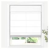 LazBlinds Cordless Roman Shade 30x60 White