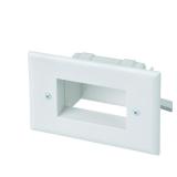 White 1-Gang 1-DecRockerDuplex Wall Plate