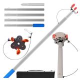 YFLCFCX 9.25FT Smoke Detector Tool Silver