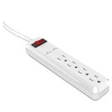 -Outlet Power Strip Surge Protector 3ft Cord