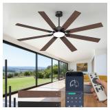 Crazypai 72 Ceiling Fan w Light