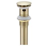 BWE Pop-up Drain Brushed Gold