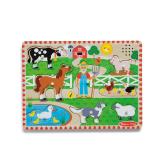 Melissa  Doug 8-Pc Farm Song Puzzle