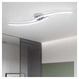 HLILCEH 31.4 LED Ceiling Light Chrome