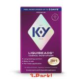 K-Y Liquibeads Vaginal Moisturizer 3-PK