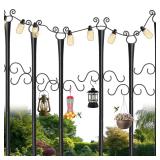 BEMTTALY Outdoor Light Poles 10Ft 6-Pack