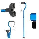Medline Blue Folding Cane 32-36