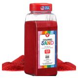 Hygloss Red Colored Sand 3lb