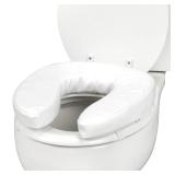 DMI 2 Inch Raised Toilet Seat Cushion White