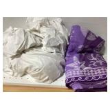 Queen White Bedding Set