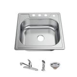 Glacier Bay 25in SS Kitchen Sink
