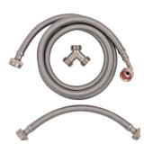 Everbilt 6 Ft. Steam Dryer Kit w90 Elbow