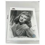Ginger Rogers Signed Photograph