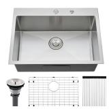 VOKIM 26x19 Single Bowl Sink