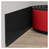 Duzzy Black Baseboard Trim 6in x 100ft