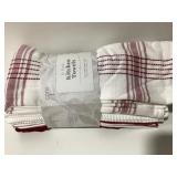 Core Kitchen 8-Pack Red Stripe Kitchen Towels