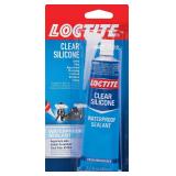 Loctite Clear Silicone Sealant 2.7 oz