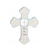DEMDACO Blue Wall Cross 7L x 5W