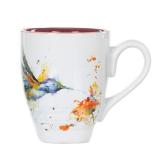 DEMDACO Watercolor Hummingbird Mug 16oz