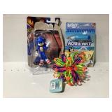Sonic Action Figure  Bluey Aqua Art