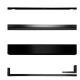 Unique Home Designs Black Security Door Seal Kit