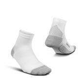 Feetures Plantar Fasciitis Quarter Sock M White