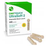 OneTouch Ultra Soft 2 Lancets 30G 100 Count
