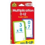 School Zone 56 Math Flash Cards