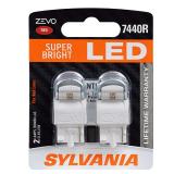SYLVANIA 7440 ZEVO LED Red Bulb
