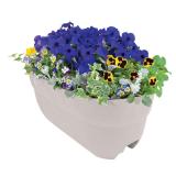 Bloomers 24 White Railing Planter