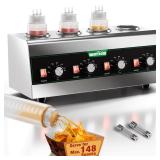 WantJoin 4-Bottle Electric Sauce Warmer