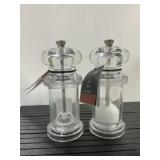 Cole  Mason Clear Acrylic Salt Mill