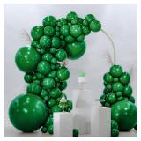 PartyWoo Green Balloons Various Sizes