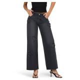 Forever 21 Womens Wide Leg Jeans Size 10