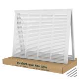 Fancat 24x18 Return Air Filter Grille White