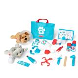 Melissa  Doug 24-Piece Pet Vet Play Set