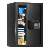 Aprxuvot 3.3 Cuft Black Home Safe