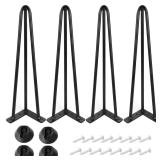 ALXEH Hairpin Table Legs 30 Inch